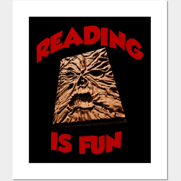 Necronomicon Reading is Fun Wall Art by Meta Cortex